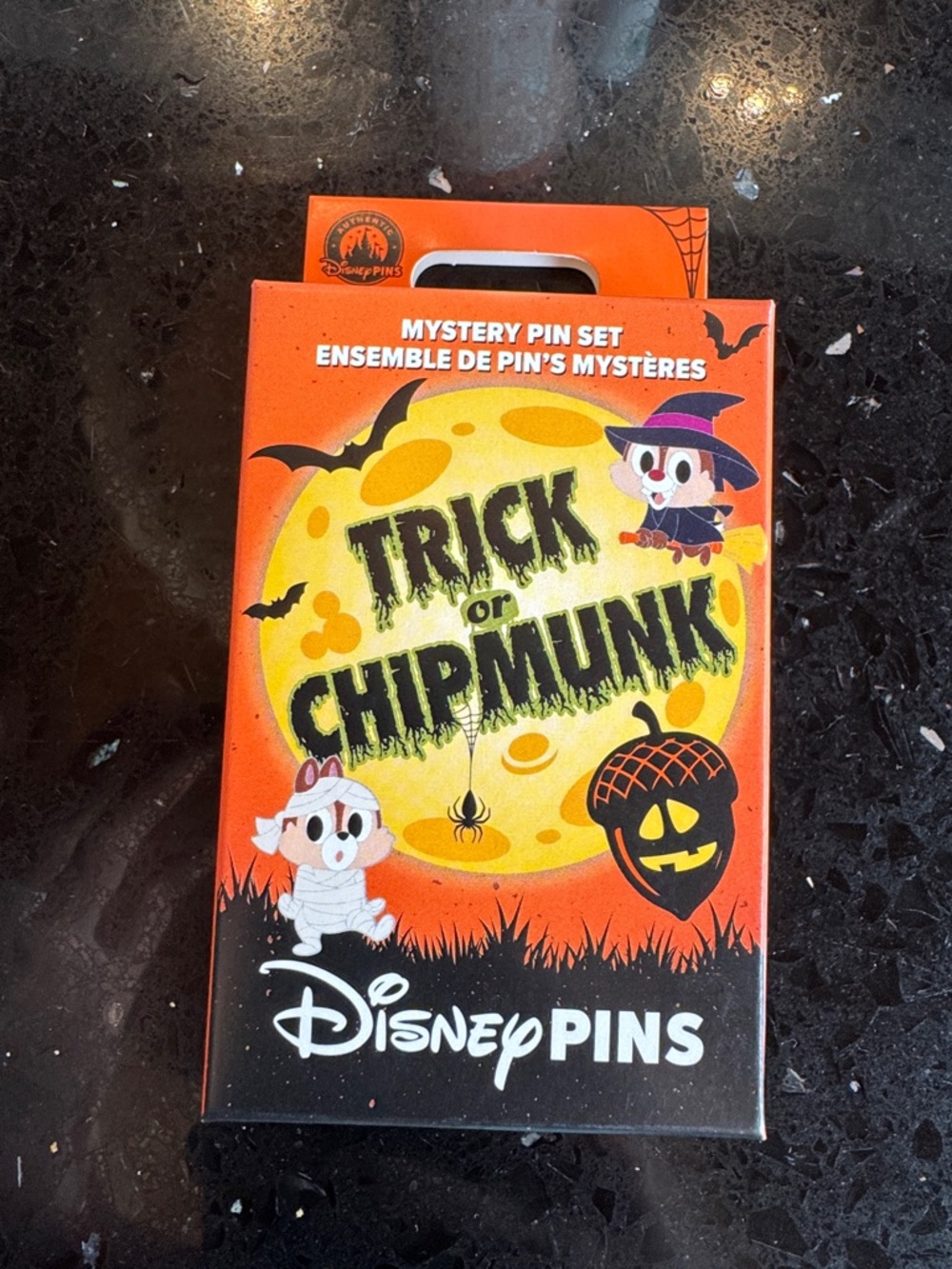 Disney Trick or Chipmunk Mystery Pin Set 2026